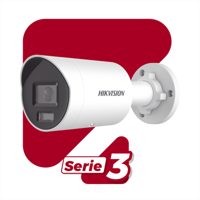 Bala IP 4 Megapixel / Lente 2.8 mm / Dual Light (40 mts IR + 40 mts Luz Blanca) / Darkfighter S / Microfono Integrado / Exterior IP67 / WDR 130 dB / 4 Analíticos: AcuSense, Deteccion Facial, Conteo de Personas por Cruce y Zona Bala IP 4 Megapixel / Lente 2.8 mm / Dual Light (40 mts IR + 40 mts Luz Blanca) / Darkfighter S / Microfono Integrado / Exterior IP67 / WDR 130 dB / 4 Analíticos: AcuSense, Deteccion Facial, Conteo de Personas por Cruce y Zona