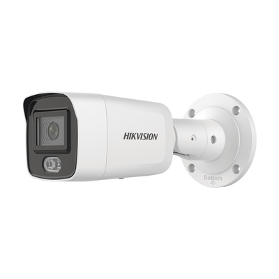 Bala IP 4 Megapixel / Imagen a Color 24/7 (ColorVu) / Lente 2.8 mm / Luz Blanca 40 mts / Exterior IP67 / WDR 130 dB / Audio y Alarma I/O / Captura Facial / ONVIF / Micro SD Bala IP 4 Megapixel / Imagen a Color 24/7 (ColorVu) / Lente 2.8 mm / Luz Blanca 40 mts / Exterior IP67 / WDR 130 dB / Audio y Alarma I/O / Captura Facial / ONVIF / Micro SD
