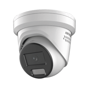 [ PROTECCIÓN ACTIVA ] Turret IP 4 Megapixel / Lente 2.8 mm / 40 mts IR / Exterior IP67 / Micrófono y Bocina Integrado (Audio de Dos Vías) / DARKFIGHTER / PoE / Luz Estroboscopica / ONVIF / Micro SD / 4 Analíticos