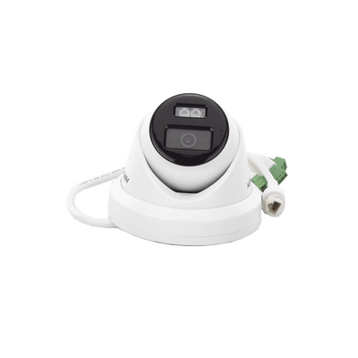 Turret IP 8 Megapixel (4K) / Lente 2.8 mm / 40 mts IR / Exterior IP67 / Micrófono Integrado / DARKFHGITER / Alarmas y Audio I/O / PoE / ONVIF / Micro SD / 4 Analíticos: AcuSense, Deteccion Facial, Conteo de Personas por Cruce y Zona