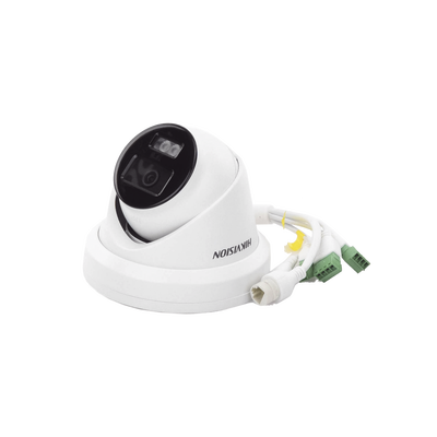 Turret IP 8 Megapixel (4K) / Lente 2.8 mm / 40 mts IR / Exterior IP67 / Micrófono Integrado / DARKFHGITER / Alarmas y Audio I/O / PoE / ONVIF / Micro SD / 4 Analíticos: AcuSense, Deteccion Facial, Conteo de Personas por Cruce y Zona