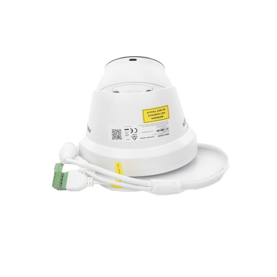 Turret IP 8 Megapixel (4K) / Lente 2.8 mm / 40 mts IR / Exterior IP67 / Micrófono Integrado / DARKFHGITER / Alarmas y Audio I/O / PoE / ONVIF / Micro SD / 4 Analíticos: AcuSense, Deteccion Facial, Conteo de Personas por Cruce y Zona