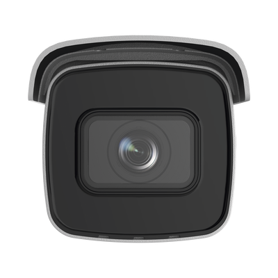 Bala IP 8 Megapixel (4K) / Lente Mot. 2.7 a 13.5 mm / 60 mts IR EXIR / Exterior IP66 / IK10 / DARKFIGHTER / Audio y Alarma I/O / PoE+ / ONVIF / Micro SD / 4 Analíticos: AcuSense, Deteccion Facial, Conteo de Personas por Cruce y Zona