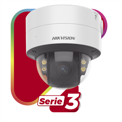 Domo IP 4 Megapixel / Imagen a Color 24/7 / Lente 2.8 - 12 mm / Luz Blanca 40 mts / WDR 130 dB / Exterior IP67 / IK10 / Captura Facial / Videoanaliticos / AcuSense