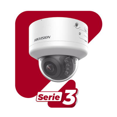 Domo IP 8 Megapixel (4K) / Lente Mot. 2.7 a 13.5 mm / 40 mts IR EXIR / Exterior IP66 / IK10 / DARKFIGHTER / Audio y Alarma I/O / PoE+ / ONVIF / Micro SD / 4 Analíticos: AcuSense, Deteccion Facial, Conteo de Personas por Cruce y Zona Domo IP 8 Megapixel (4K) / Lente Mot. 2.7 a 13.5 mm / 40 mts IR EXIR / Exterior IP66 / IK10 / DARKFIGHTER / Audio y Alarma I/O / PoE+ / ONVIF / Micro SD / 4 Analíticos: AcuSense, Deteccion Facial, Conteo de Personas por Cruce y Zona