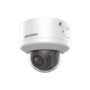 Domo IP 8 Megapixel (4K) / Lente Mot. 2.7 a 13.5 mm / 40 mts IR EXIR / Exterior IP66 / IK10 / DARKFIGHTER / Audio y Alarma I/O / PoE+ / ONVIF / Micro SD / 4 Analíticos: AcuSense, Deteccion Facial, Conteo de Personas por Cruce y Zona