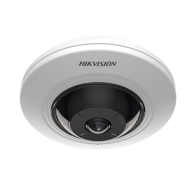 Mini Fisheye IP 5 Megapixel / Panorámica 180° - 360° / 8 mts IR / Interior / PoE / HEOP / ACUSENSE / Detección Facial / Microfono Integrado Mini Fisheye IP 5 Megapixel / Panorámica 180° - 360° / 8 mts IR / Interior / PoE / HEOP / ACUSENSE / Detección Facial / Microfono Integrado