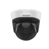 PanoVu Series / Vista Panorámica 180° / 16 Megapixel en Total / 4 Lentes 2.8 mm (4 Lentes 4 Megapixel) / 20 mts IR / Exterior IP67 / IK10 / 12 Vcc / PoE+ / Micro SD
