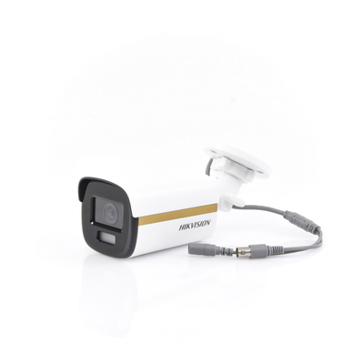 [ColorVu] Bala TURBOHD 4K / Imagen a Color 24/7 / Lente 3.6 mm / METAL / Luz Blanca 40 mts / Exterior IP67 / WDR 130 dB