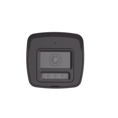 [Audio Bidireccional + Dual Light + ColorVu] Bala TURBOHD 3K (5 Megapixel) / Lente 2.8 mm Angulo de vision 112° / 30 mts IR EXIR + 20 mts Luz Blanca / Micrófono y Bocina Integrado / Exterior IP67 / Metal / dWDR