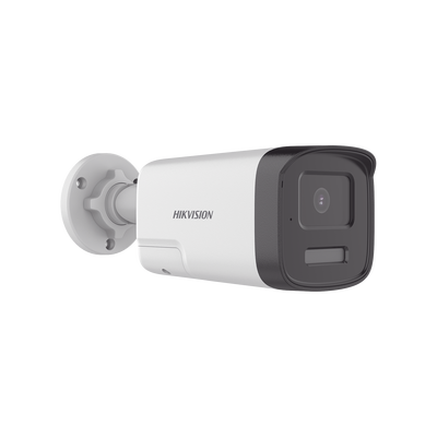 [Audio Bidireccional + Dual Light + ColorVu] Bala TURBOHD 3K (5 Megapixel) / Lente 3.6 mm / 40 mts IR EXIR + 40 mts Luz Blanca / Micrófono y Bocina Integrado / Exterior IP67 / dWDR