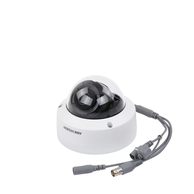 Domo TURBOHD 2 Megapixel (1080p) / Lente 2.8 mm / 30 mts IR EXIR / TVI-AHD-CVI-CVBS / IK10 / IP67 / WDR 120 dB / Ultra Baja Iluminación / Metal