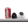Ultra Mini Turret TURBO 2 Megapixeles (1080p) / Gran Angular / Lente 2.8 mm / 20 mts IR EXIR / Exterior IP67 / 4 Tecnologías (TVI / AHD / CVBS) / dWDR / Color Negro