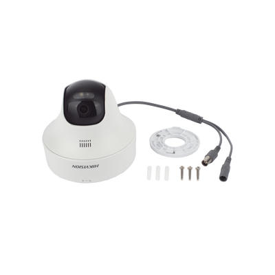 [Audio Bidireccional + Dual Light + ColorVu] PT TURBOHD 2 Megapixel (1080p) / Lente 3.6 mm / 25 mts IR EXIR + 20 mts Luz Blanca / Micrófono y Bocina Integrado / Interior / Plastico / dWDR