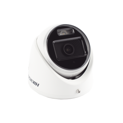 [Dual Light + ColorVu] Turret TURBOHD 2 Megapixel (1080p) / Lente 2.8 mm / 20 mts IR + 20 mts Luz Blanca / Gran Angular 105° / Exterior IP67 / Micrófono Integrado / dWDR / 4 Tecnologías / Metal