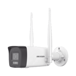 Bala IP 4 Megapixel / Lente 2.8 mm / Dual Light (30 mts IR + 30 mts Luz Blanca) / Wi-Fi / ACUSENSE / Audio Bidireccional (Micrófono y Bocina) / IP66 / dWDR / Micro SD Bala IP 4 Megapixel / Lente 2.8 mm / Dual Light (30 mts IR + 30 mts Luz Blanca) / Wi-Fi / ACUSENSE / Audio Bidireccional (Micrófono y Bocina) / IP66 / dWDR / Micro SD