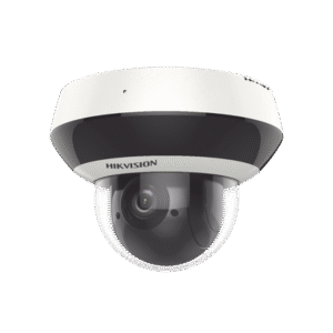 Mini Domo PTZ IP 2 Megapixel / 4X Zoom / H.265+ / 20 mts IR EXIR / WDR / PoE / IK10 / Exterior IP66 / Ultra Baja Iluminación / Micrófono Integrado / PoE / microSD