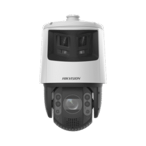 [TandemVu] PTZ IP 4 Megapixel con Cámara Panoramica 6 Megapixel / 32X Zoom / 200 mts IR / 30 mts Luz Blanca / ACUSENSE / IP66 / Alerta Audible y Luz Estroboscopica / Autoseguimiento / Hi-PoE / Alarmas I/O / Ultra Baja Iluminación / Micro SD