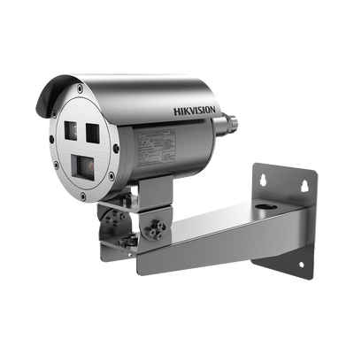 Bala IP Térmica Dual / Termico 15 mm (384 X 288) + Óptico 4 mm (4 MP) / Termométrica / Detección de Temperatura / IP68 / 30 mts IR / Antiexplosión / Anticorrosión Bala IP Térmica Dual / Termico 15 mm (384 X 288) + Óptico 4 mm (4 MP) / Termométrica / Detección de Temperatura / IP68 / 30 mts IR / Antiexplosión / Anticorrosión