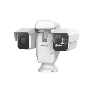 Punta de Poste IP Dual / Térmica 50 mm (384 X 288) + Óptico 40X / 800 mts IR / IP66 / Detección de Temperatura / microSD