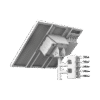 Kit Solar de alimentación / Panel Solar / Batería de Respaldo de Litio 360 Wh / 2 Salidas de 12 Vcd / Accesorios de Instalación / Uso en Exterior IP66