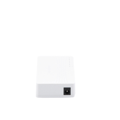 Switch No Administrable de 5 Puertos para Escritorio / Fast Ethernet 10 / 100 Mbps / Diseño Compacto y Estetico