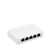 Switch Gigabit No Administrable de Escritorio con 5 puertos 10 / 100 / 1000 Mbps / Diseño Compacto y Estetico