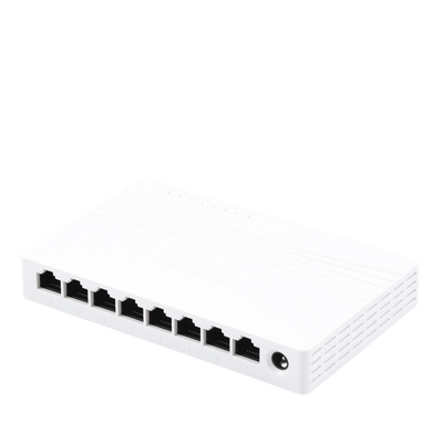 Switch Gigabit No Administrable de Escritorio de 8 Puertos 10 / 100 / 1000 Mbps / Diseño Compacto y Estetico