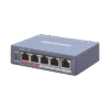 Switch Monitoreable PoE+ / 4 puertos 100 Mbps PoE+ / 1 Puerto 100 Mbps Uplink / PoE hasta 250 Metros / 60 Watts / Conexión Remota desde Hik-PartnerPro