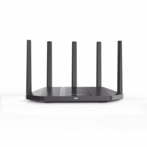 Router Inalámbrico / Wifi 6 / Hasta 3000 Mbps / Doble Banda AC (2.4 GHz y 5 GHz) / 4 Puertos 1000 Mbps / 5 Antenas Omnidireccional / Interior / Beamforming Optimizado / Administración Gratuita desde la Nube