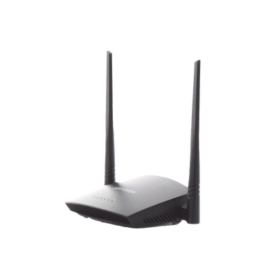 Router Inalámbrico WISP en Banda 2.4 GHz / Hasta 300 Mbps / 4 Puertos 10/100 Mbps / 2 Antenas Omnidireccional de 5 dBi / Interior