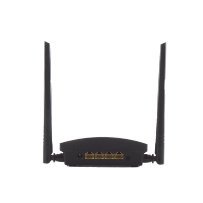 Router Inalámbrico WISP en Banda 2.4 GHz / Hasta 300 Mbps / 4 Puertos 10/100 Mbps / 2 Antenas Omnidireccional de 5 dBi / Interior