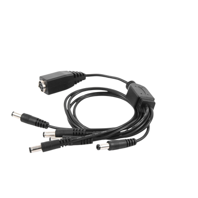 Cable con 5 Vías para Alimentar 4 Cámaras TURBOHD y DVR TURBOHD epcom / HIKVISION