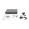DVR 4 Megapixel / 4 Canales TURBOHD + 2 Canales IP / 1 Bahía de Disco Duro / 1 Canal de Audio / Vídeoanálisis