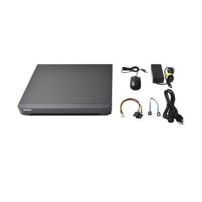 DVR 4 Megapixel / 8 Canales TURBOHD + 4 Canales IP / 1 Bahía de Disco Duro / 1 Canal de Audio / Vídeoanálisis DVR 4 Megapixel / 8 Canales TURBOHD + 4 Canales IP / 1 Bahía de Disco Duro / 1 Canal de Audio / Vídeoanálisis