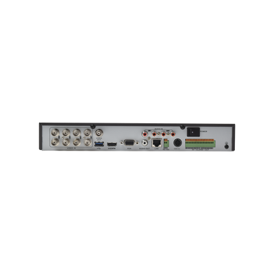 DVR 8 Canales 4K TurboHD + 8 Canales IP/ 8 Megapixel/ / 1 Bahía de Disco Duro / 4 Canales de Audio / 4 Entradas de alarma / Videoanálisis DVR 8 Canales 4K TurboHD + 8 Canales IP/ 8 Megapixel/ / 1 Bahía de Disco Duro / 4 Canales de Audio / 4 Entradas de alarma / Videoanálisis