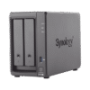 Servidor NAS de escritorio con 2 bahías / Expandible a 7 bahías / Hasta 112 TB
