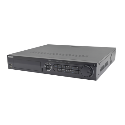 DVR 2 Megapixel (1080p) / 32 Canales TURBOHD / 4 Bahías de Disco Duro / 4 Canales de Audio / 16 Entradas de Alarma DVR 2 Megapixel (1080p) / 32 Canales TURBOHD / 4 Bahías de Disco Duro / 4 Canales de Audio / 16 Entradas de Alarma