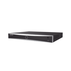 NVR 12 Megapixel (4K) / 8 canales IP / 8 Puertos PoE+ / AcuSense (Evita Falsas Alarmas) / Reconocimiento Facial / 2 Bahías de Disco Duro / HDMI en 4K / Alarmas I/O / 300 Metros PoE Modo Extendido