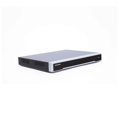 NVR 8 Megapixel (4K) / 16 canales IP / Soporta Cámaras con AcuSense / 2 Bahías de Disco Duro / HDMI en 4K / Sin Puertos PoE+ / Alarmas I/O