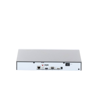 NVR 12 Megapixel (4K) / 16 canales IP / AcuSense (Evita Falsas Alarmas) / Reconocimiento Facial / 1 Bahía de Disco Duro / HDMI en 4K / Sin Puertos PoE+
