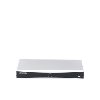 NVR 12 Megapixel (4K) / 16 Canales IP / 16 Puertos PoE+ / Reconocimiento Facial / AcuSense (Evita Falsas Alarmas) / 2 Bahías de Disco Duro / Switch PoE 300 mts / HDMI en 4K / Alarmas I/O / 300 Metros PoE Modo Extendido NVR 12 Megapixel (4K) / 16 Canales IP / 16 Puertos PoE+ / Reconocimiento Facial / AcuSense (Evita Falsas Alarmas) / 2 Bahías de Disco Duro / Switch PoE 300 mts / HDMI en 4K / Alarmas I/O / 300 Metros PoE Modo Extendido