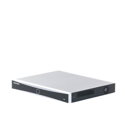 NVR 12 Megapixel (4K) / 16 Canales IP / 16 Puertos PoE+ / Reconocimiento Facial / AcuSense (Evita Falsas Alarmas) / 2 Bahías de Disco Duro / Switch PoE 300 mts / HDMI en 4K / Alarmas I/O / 300 Metros PoE Modo Extendido NVR 12 Megapixel (4K) / 16 Canales IP / 16 Puertos PoE+ / Reconocimiento Facial / AcuSense (Evita Falsas Alarmas) / 2 Bahías de Disco Duro / Switch PoE 300 mts / HDMI en 4K / Alarmas I/O / 300 Metros PoE Modo Extendido