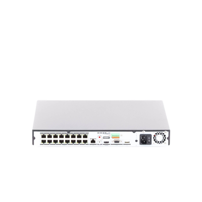 NVR 12 Megapixel (4K) / 32 canales IP / 16 Puertos PoE+ / Recocimiento Facial / AcuSense (Evita Falsas Alarmas) / 2 Bahías de Disco Duro / HDMI en 4K / Alarmas I/O / 300 Metros PoE Modo Extendido NVR 12 Megapixel (4K) / 32 canales IP / 16 Puertos PoE+ / Recocimiento Facial / AcuSense (Evita Falsas Alarmas) / 2 Bahías de Disco Duro / HDMI en 4K / Alarmas I/O / 300 Metros PoE Modo Extendido