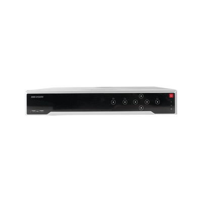 NVR 12 Megapixel (4K) / 16 canales IP / 16 Puertos PoE+ / 4 Bahías de Disco Duro / Switch PoE 300 mts / HDMI en 4K / Soporta POS