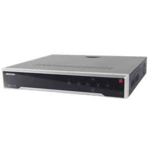 NVR 12 Megapixel (4K) / 16 canales IP / 16 Puertos PoE+ / 4 Bahías de Disco Duro / Switch PoE 300 mts / HDMI en 4K / Soporta POS
