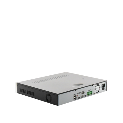 NVR 12 Megapixel (4K) / 16 canales IP / AcuSense (Evita Falsas Alarmas) / Reconocimiento Facial / 4 Bahías de Disco Duro / HDMI en 4K / Alarmas I/O