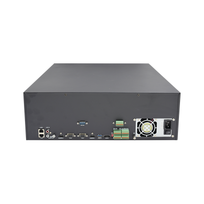 NVR 12 Megapixel (4K) / 32 Canales IP / Soporta Cámaras AcuSense / 16 Bahías de Disco Duro / 2 Tarjetas de Red / Soporta RAID con Hot Swap / HDMI en 4K / Soporta POS
