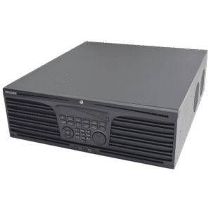 NVR 12 Megapixel (4K) / 32 Canales IP / Soporta Cámaras AcuSense / 16 Bahías de Disco Duro / 2 Tarjetas de Red / Soporta RAID con Hot Swap / HDMI en 4K / Soporta POS