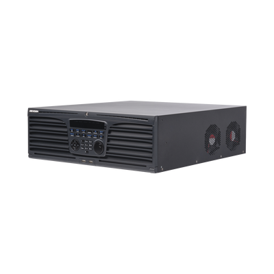 NVR 12 megapixel (4K) / 64 canales IP / Soporta Cámaras con AcuSense / 16 Bahías de Disco Duro / 2 Tarjetas de Red / Soporta RAID con Hot Swap / HDMI en 4K / Soporta POS